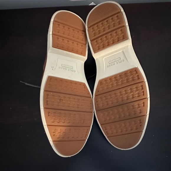 Cole Haan Mens GO TO WING OXFORD British Tan Leather Shoe Size 9.5 M D - Picture 9 of 11